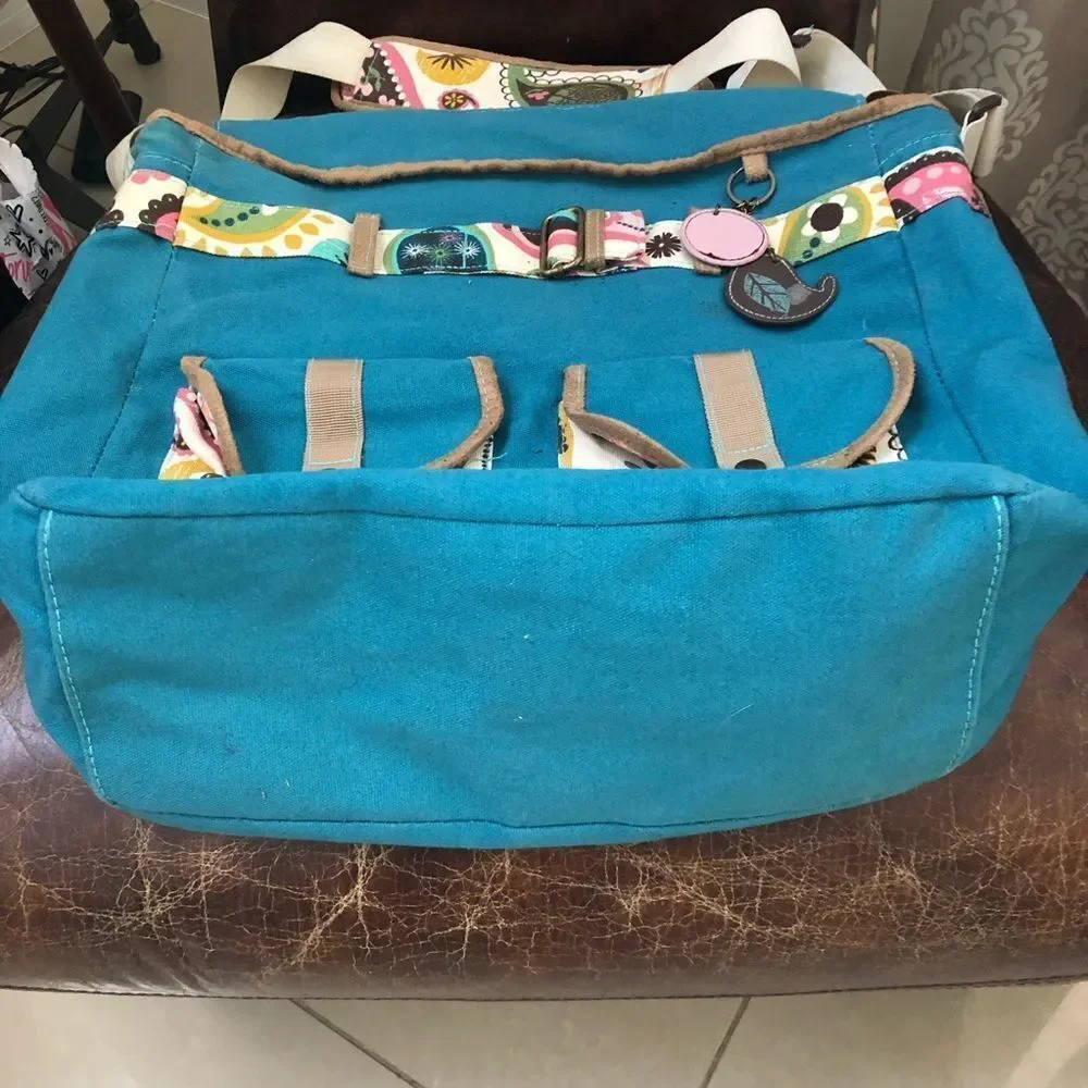 Embark For Target turquoise textile hobos bag